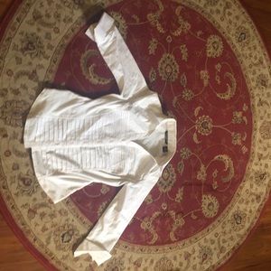 Zac and Rachel women’s all white button down shirt